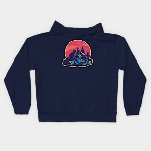 NIght Camping Kids Hoodie